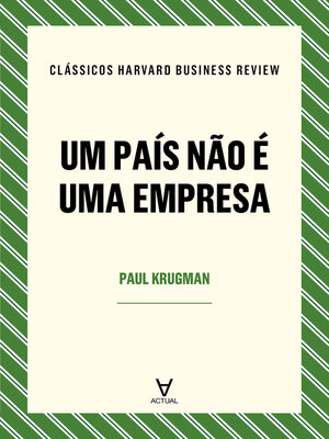 cover image of Um país não é uma empresa